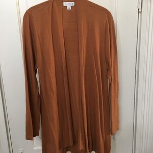 Susan Graver Women's Tan Cardigan